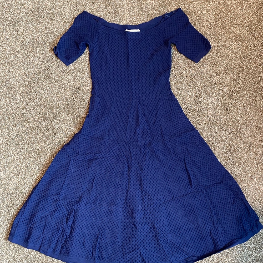 Michael Kors Off the Shoulder Textured Dress SZ M